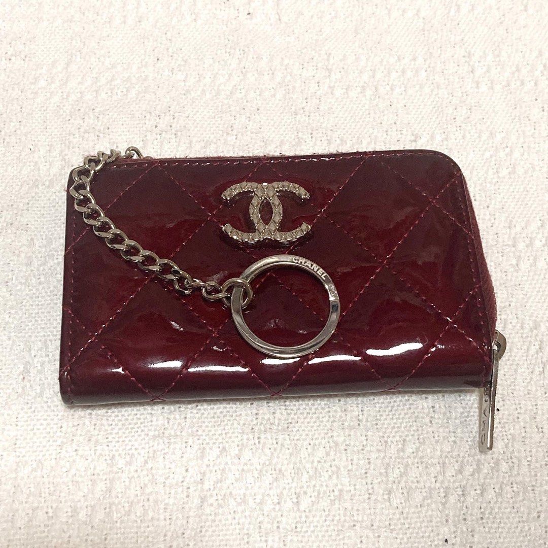 Chanel Matelasse Coin Bag (Burgundy) 菱格紋散紙包 (酒紅)