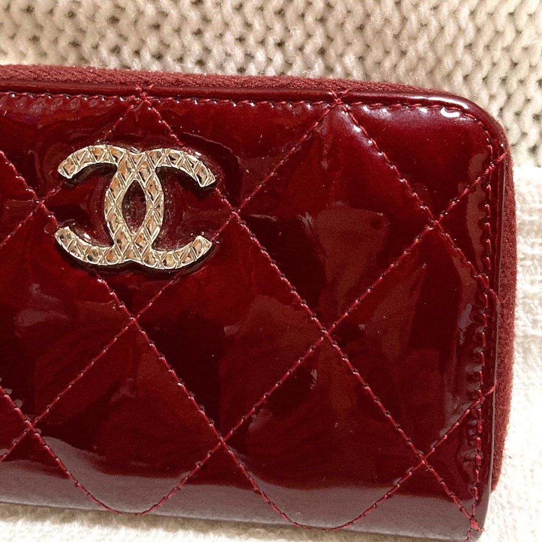 Chanel Matelasse Coin Bag (Burgundy) 菱格紋散紙包 (酒紅)