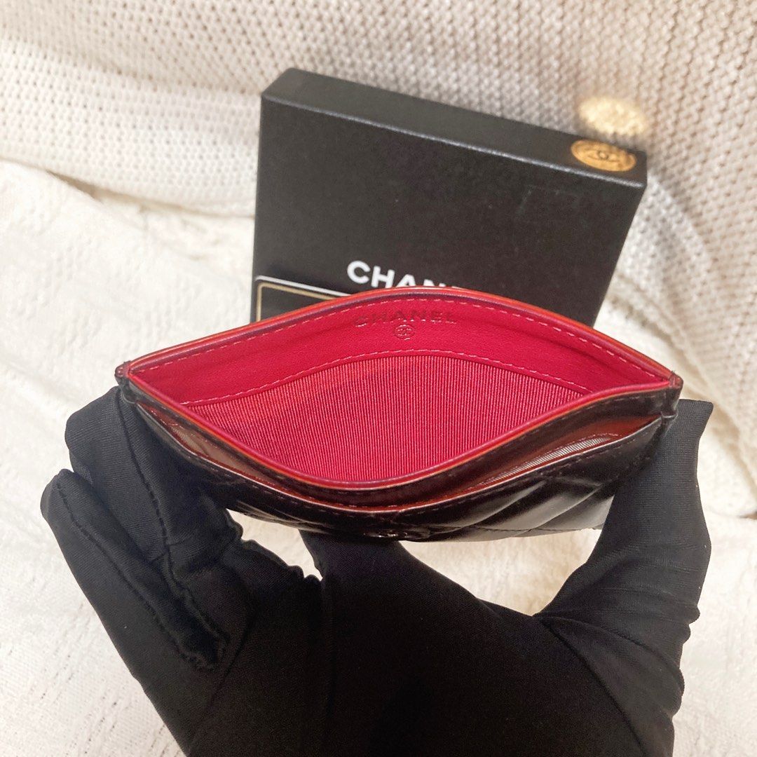 Chanel CC Black Card Holder