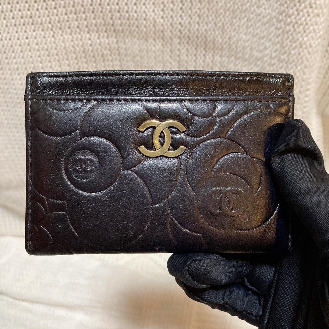 Chanel CC Camellia Card Holder 山茶花卡片套
