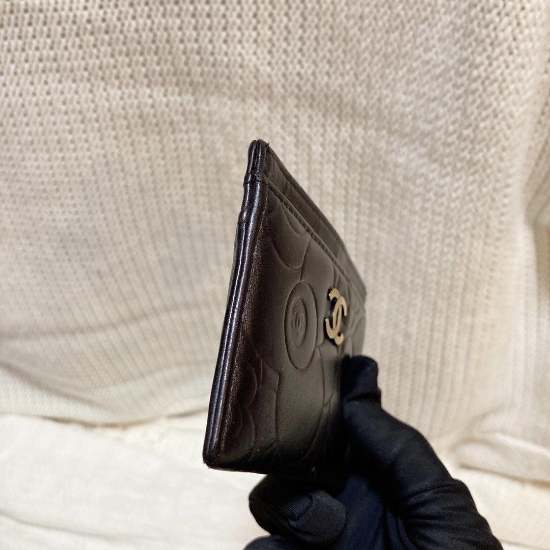 Chanel CC Camellia Card Holder 山茶花卡片套