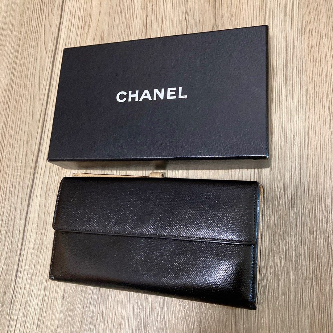 Chanel Black Long Wallet 黑色長銀包