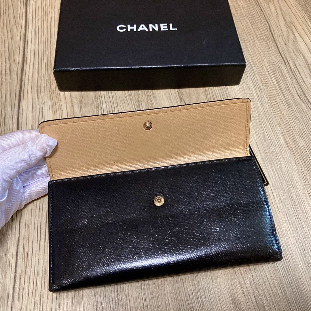 Chanel Black Long Wallet 黑色長銀包