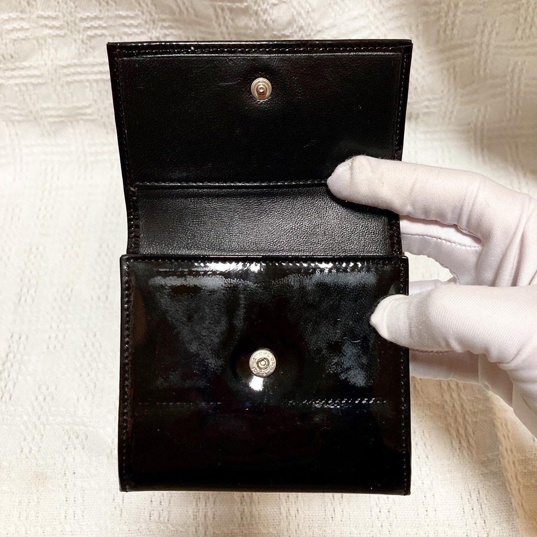 Chanel CC Patent Leather Wallet (Caviar) 短銀包 (漆皮)
