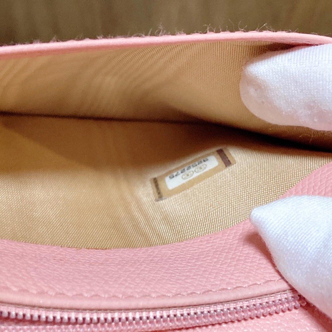 Chanel Leather Long Wallet (Pink) 粉色長銀包
