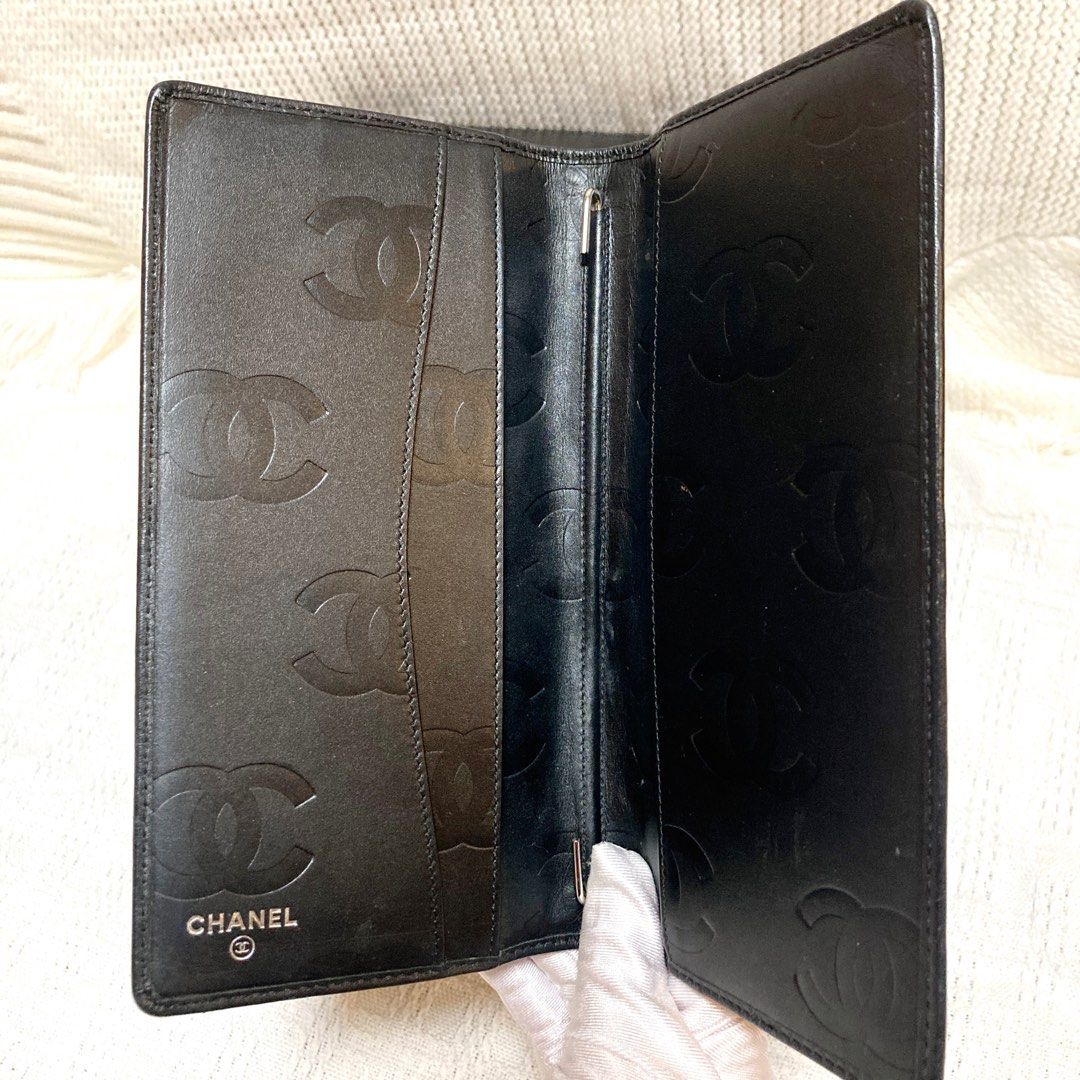 Chanel CC Black Long Wallet 黑色長銀包