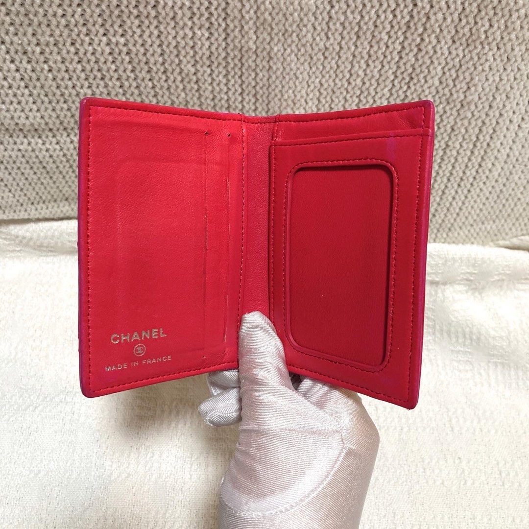 Chanel Matelasse Lambskin Card Holder (Pink) 菱格紋羊皮卡片套 (粉紅)