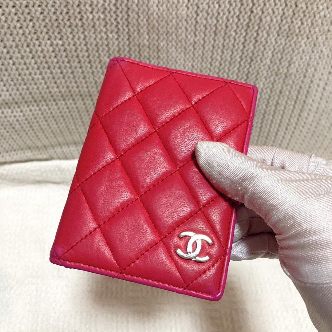 Chanel Matelasse Lambskin Card Holder (Pink) 菱格紋羊皮卡片套 (粉紅)