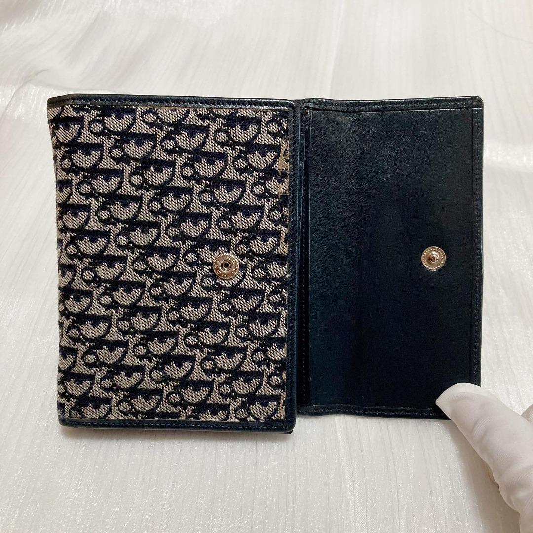 Christian Dior Vintage Oblique Trifold Wallet 老花短銀包