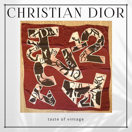 Christian Dior Vintage Big Scarves (Made in Italy) 意大利製100%絲大絲巾