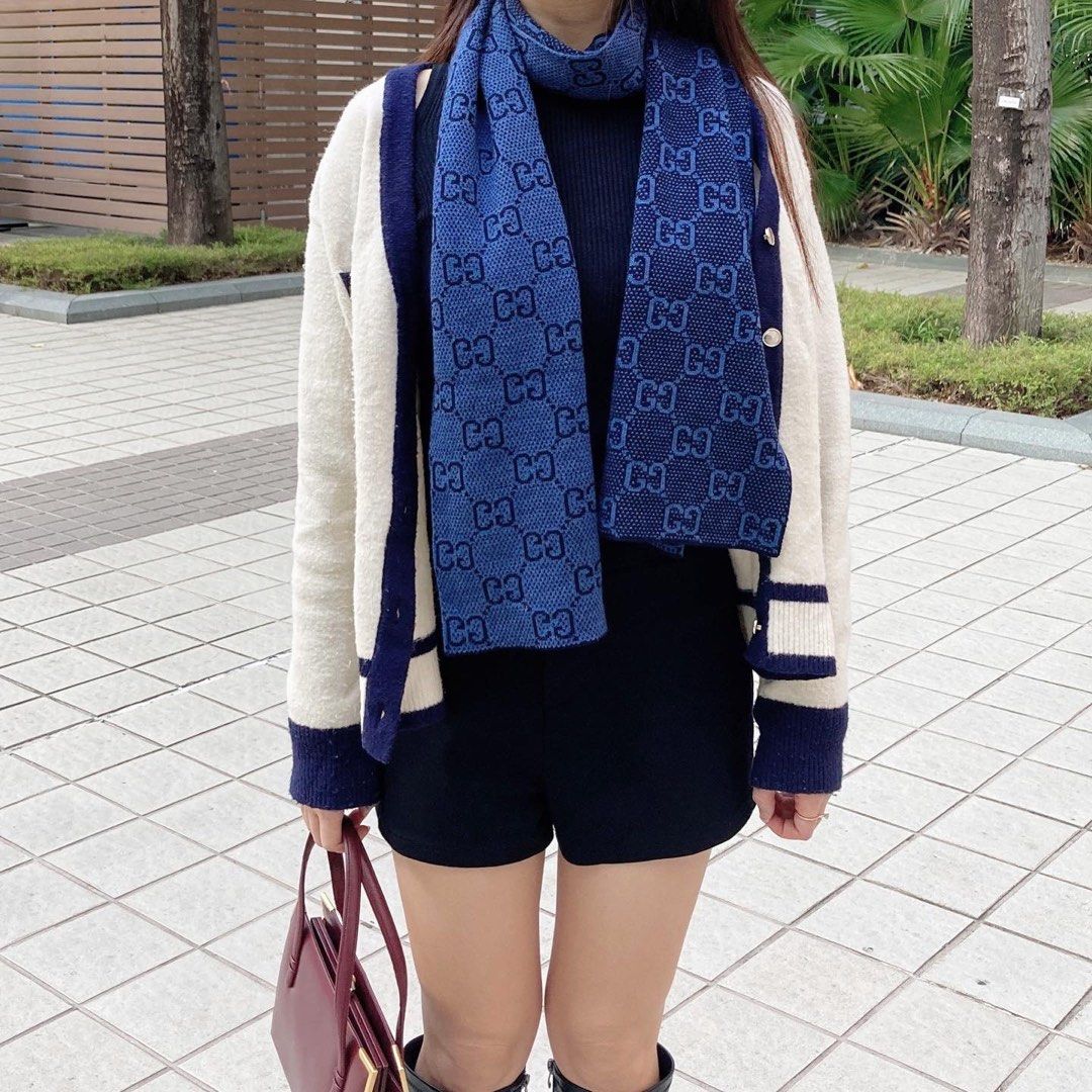 Gucci 100% Lana Verginem Scarf 100%羊毛頸巾