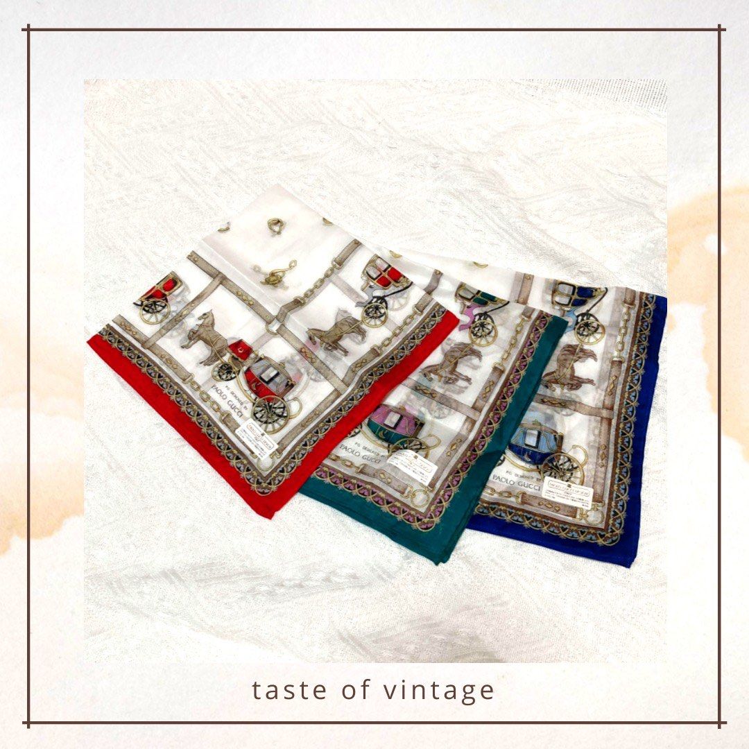 Paolo Gucci Vintage Scarves 方巾