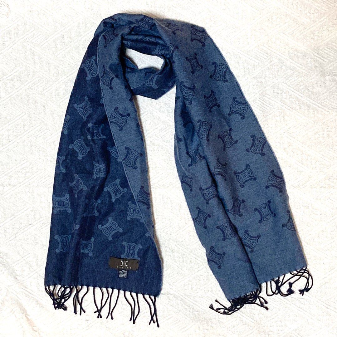 Celine Macadam 100% Wool Scarf 凱旋門羊毛頸巾