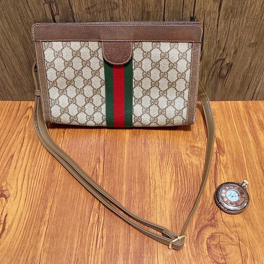 Gucci Monogram Classic Clutch 老花經典款手拿包