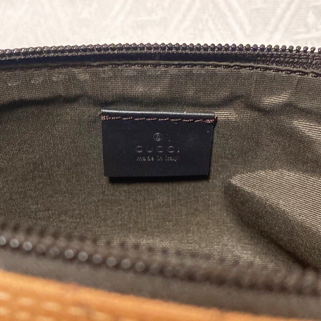 Gucci Boat Pochette GG Canvas Bag (Light Brown) 茶色餃子袋