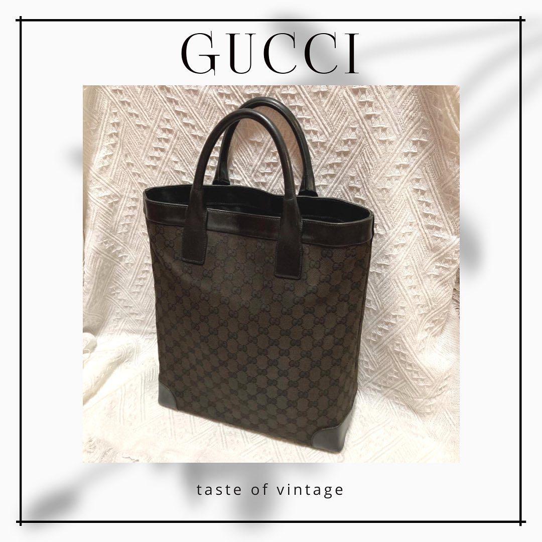 GUCCI Black Tote Bag 黑色暗花托特袋
