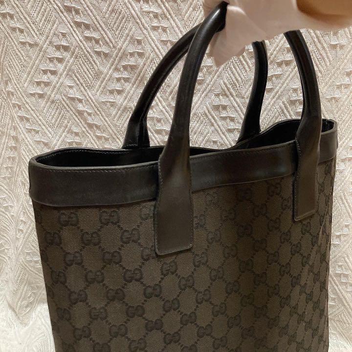GUCCI Black Tote Bag 黑色暗花托特袋