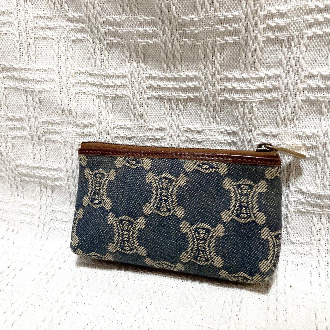 Celine Triomphe Demin Coin Bag 凱旋門牛仔散紙包