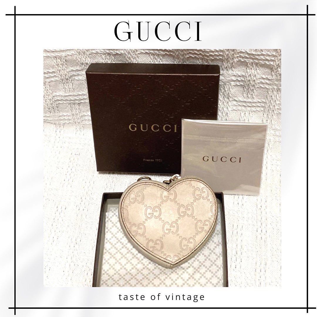 Gucci Heart White Coin 心心散紙包