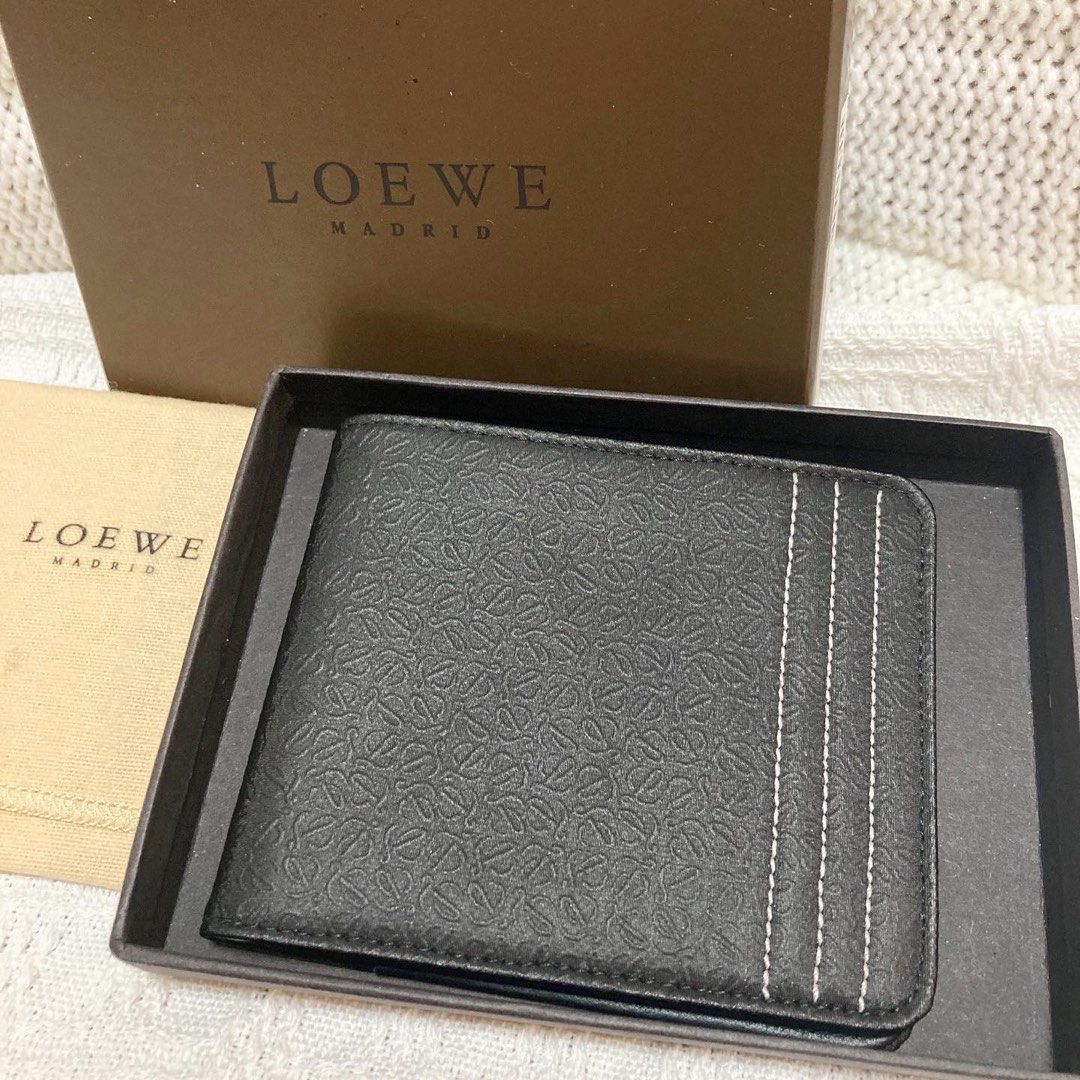 Loewe Black Wallet (with Box) 黑色短銀包 (連原裝盒)