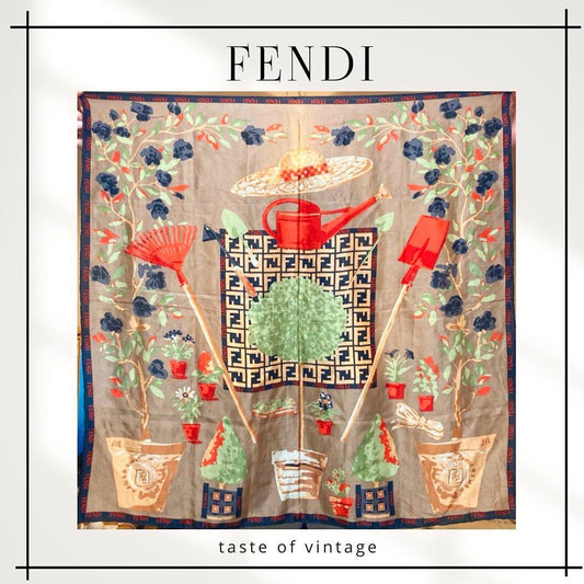 FENDI Large Scarf 100% 大絲巾 披肩