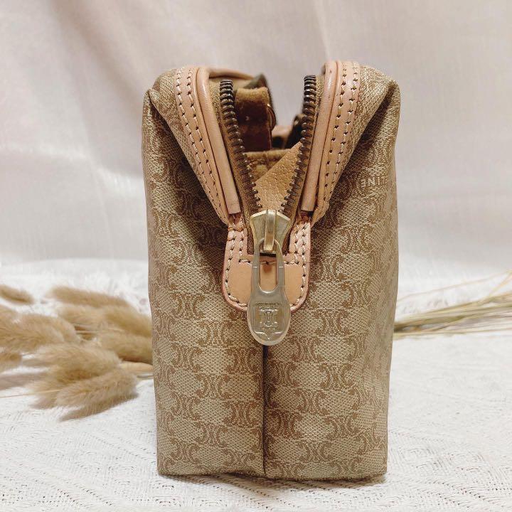 Celine White Macadam Pouch Bag 淺色老花雲朵包