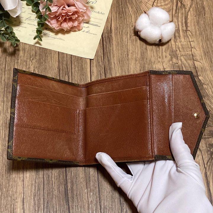 Louis Vuitton Monogram Wallet 金扣老花短銀包