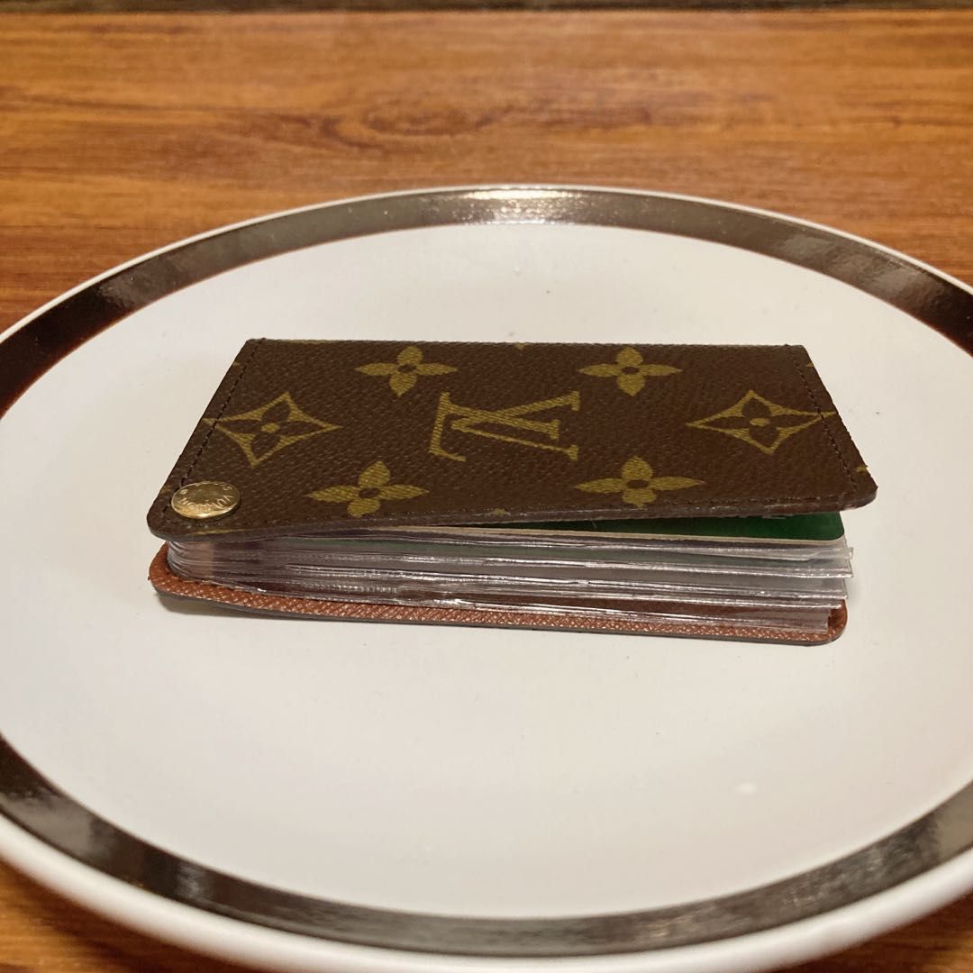Louis Vuitton Monogram Card Holder Case 金扣老花卡片套