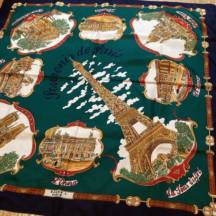 Roger L Paris Vintage Big Scarves (Made in Italy) 意大利製100%絲大絲巾