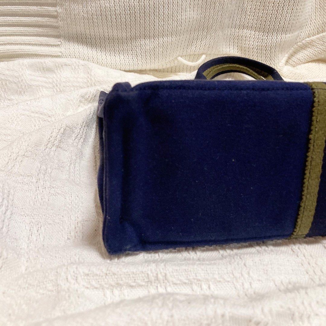 HERMES Herline Canvas MM Tote Bag