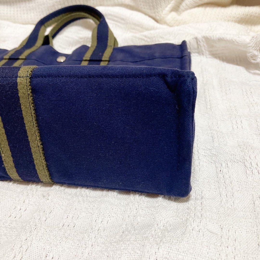 HERMES Herline Canvas MM Tote Bag