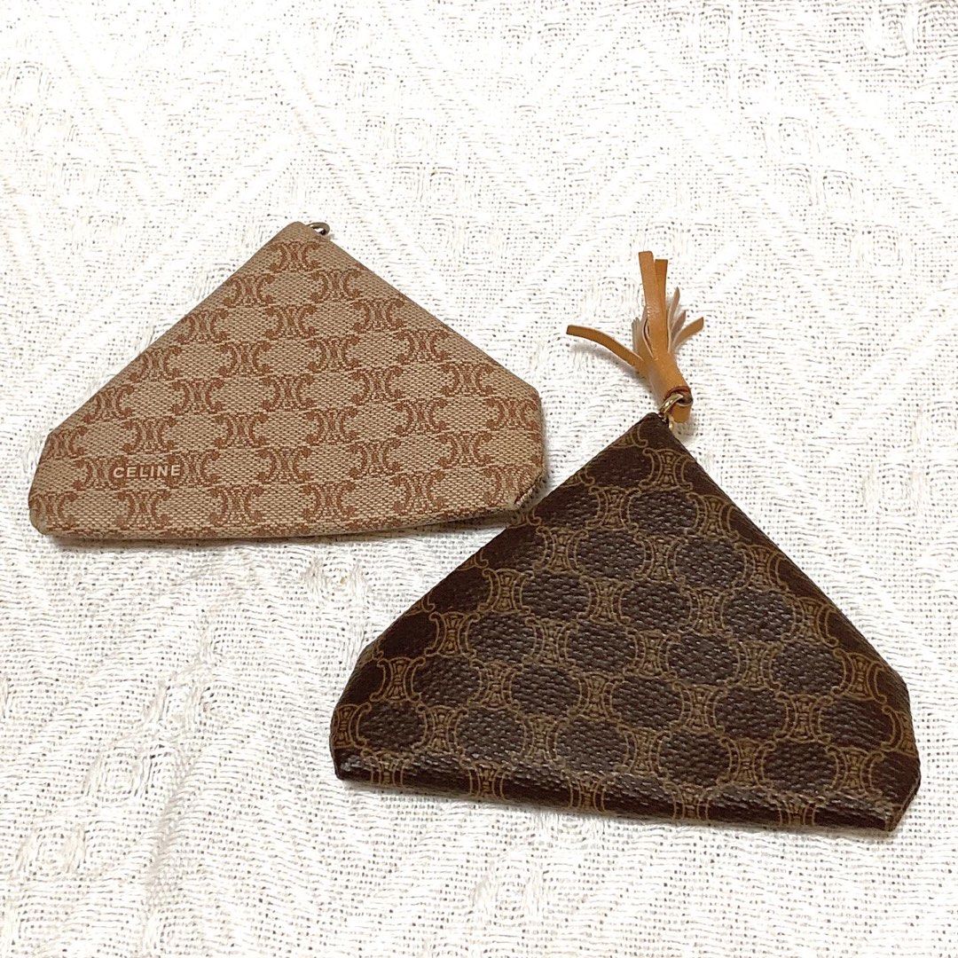 Celine Triangle Maragram Coin Bag 三角老花散紙包