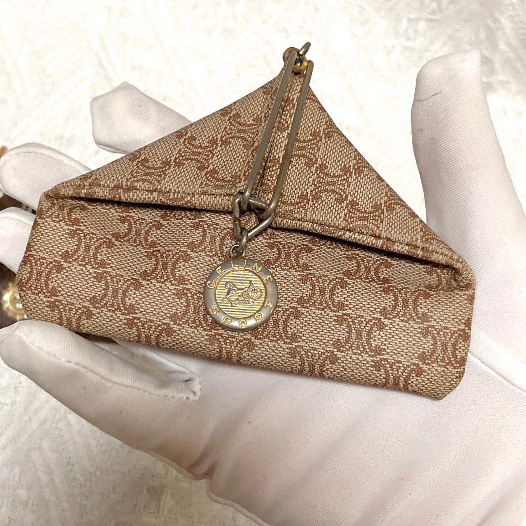 Celine Triangle Maragram Coin Bag 三角老花散紙包